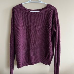 LAST CALL! Aritzia burgundy knit sweater